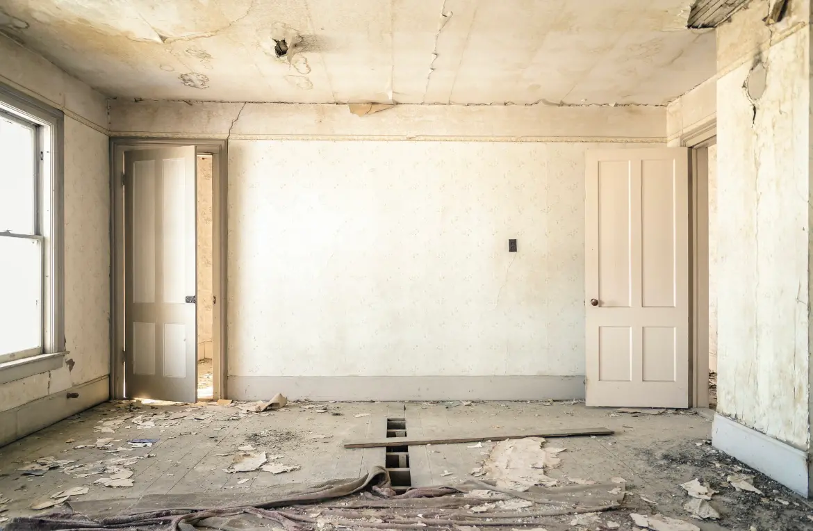 Waste disposal crew managing a cleanout project in Mancelona